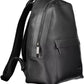 Black Polyethylene Men Backpack