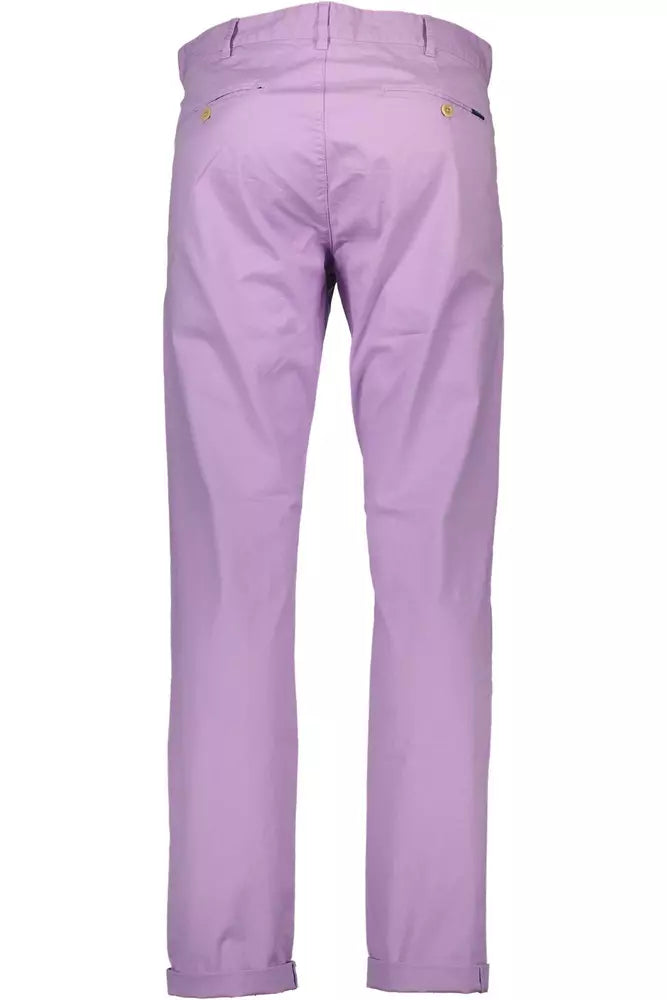 Pink Cotton Men Pants
