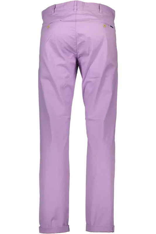 Pink Cotton Men Pants