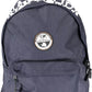 Blue Polyester Men Backpack