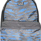 Blue Polyamide Men Backpack