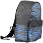 Blue Polyamide Men Backpack