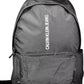 Black Polyester Men Backpack