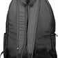 Black Polyester Men Backpack