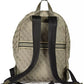 Green Polyester Men Backpack