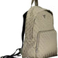 Green Polyester Men Backpack