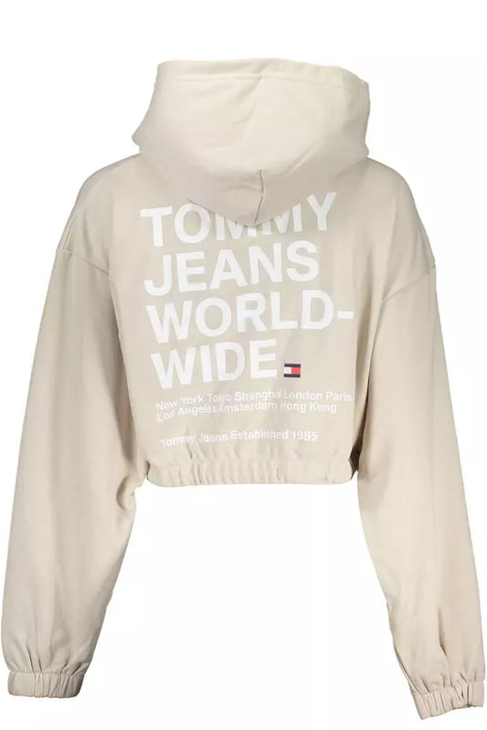 Beige Cotton Women Sweater