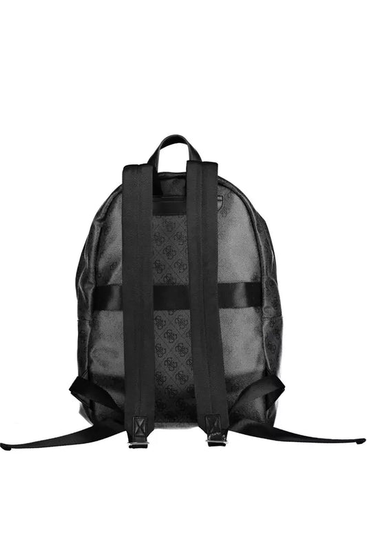 Gray Polyethylene Men Backpack