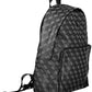 Black Polyethylene Men Backpack