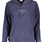 Blue Cotton Women Sweater