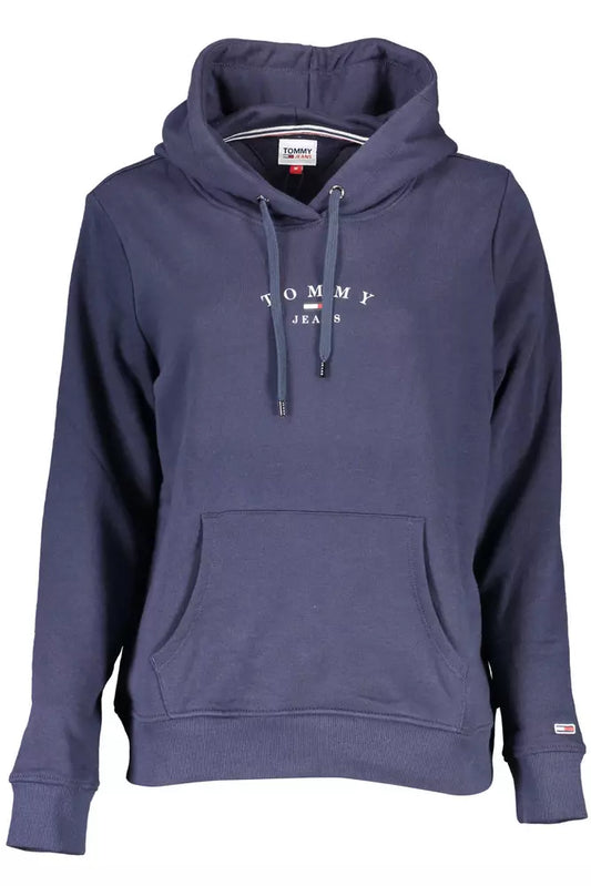 Blue Cotton Women Sweater