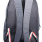 Blue Polyester Men Backpack