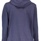 Blue Cotton Women Sweater