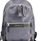 Blue Polyester Men Backpack