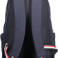 Blue Polyester Men Backpack