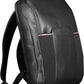 Black Polyester Men Backpack