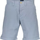 Light Blue Cotton Mens Bermuda Pants