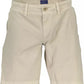 Beige Cotton Men Pant