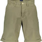 Green Cotton Men Pant