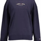 Blue Cotton Women Sweater