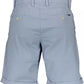Light Blue Cotton Mens Bermuda Pants