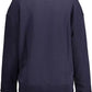 Blue Cotton Women Sweater