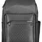 Black Polyester Men Backpack