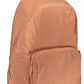 Brown Polyester Men Backpack