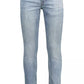Light Blue Cotton Men Jeans