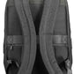 Black Polyester Men Backpack