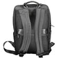 Black Polyester Men Backpack