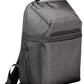 Black Polyester Men Backpack