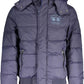 Blue Polyamide Men Jacket