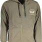 Green Cotton Men Sweater