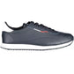 Blue Leather Men Sneaker