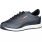 Blue Leather Men Sneaker