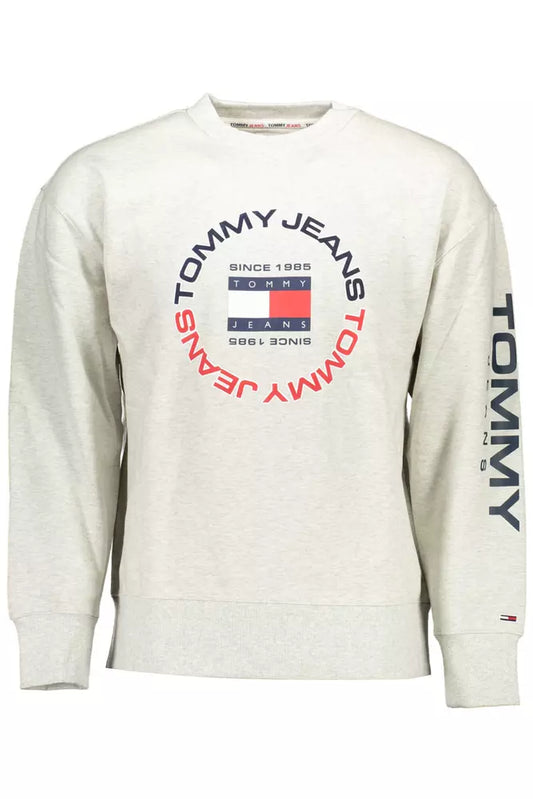 Gray Cotton Men Sweater