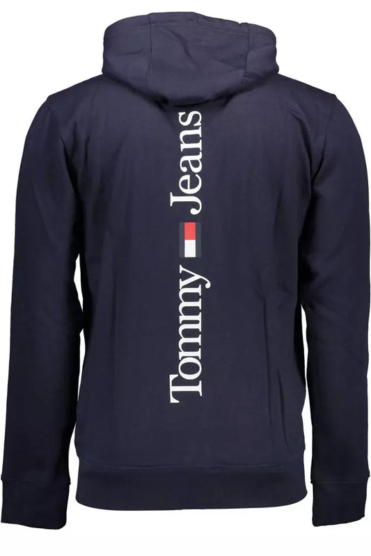 Blue Cotton Men Sweater