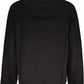 Black Cotton Men Sweater