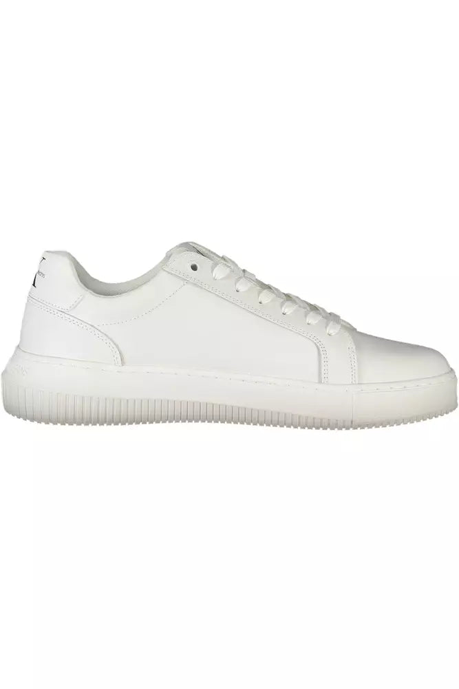 White Leather Men Sneaker