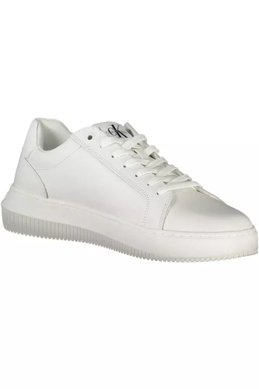White Leather Men Sneaker
