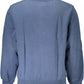 Blue Cotton Men Sweater