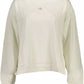 White Cotton Women T-Shirt