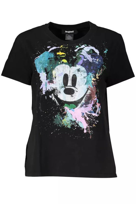 Black Cotton Women Top