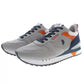 Gray Polyester Men Sneaker