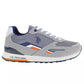Gray Polyester Men Sneaker