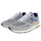 Gray Polyester Men Sneaker