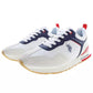 White Polyester Men Sneaker