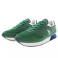 Green Polyester Men Sneaker