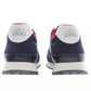 Blue Polyester Men Sneaker